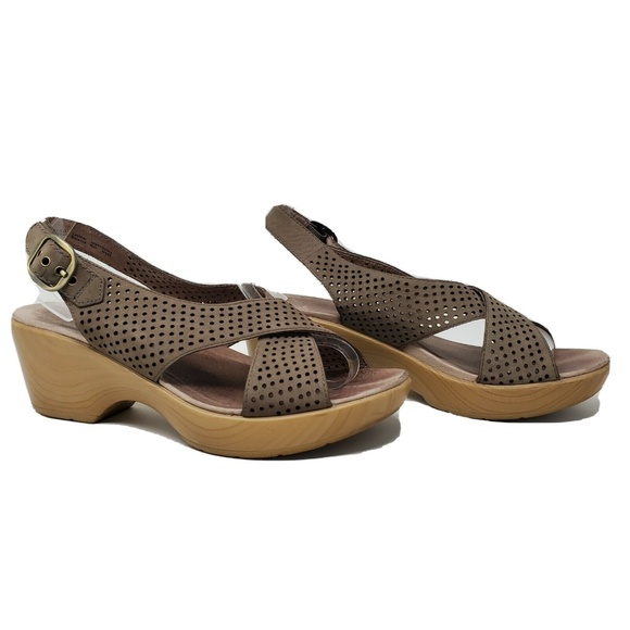 Dansko | Shoes | Dansko Jacinda Slingback Criss Cross Strap Sandals |  Poshmark